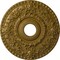 Ekena Millwork Rose Ceiling Medallion (Fits Canopies up to 7 1/4"), Hand-Painted Gold, 18"OD x 3 1/2"ID x 1 1/2"P CM18ROGLS - alternate 1
